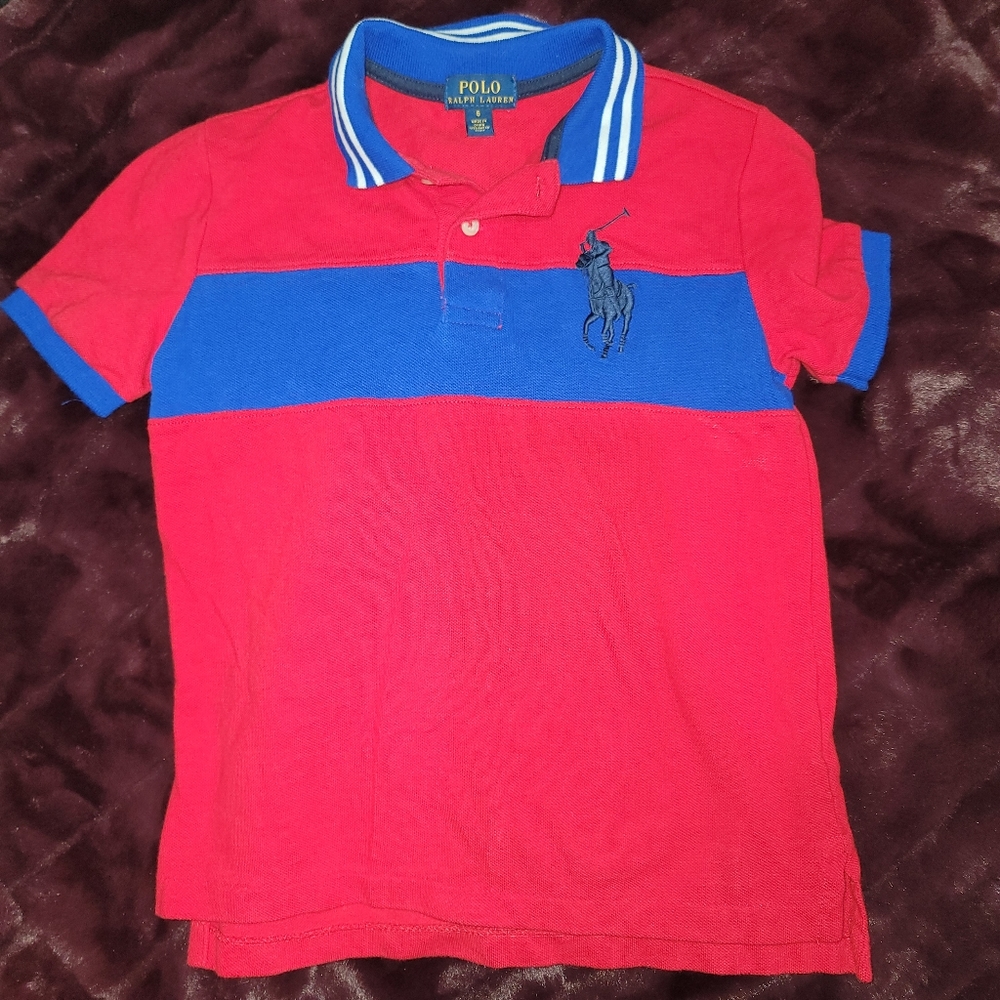 Boys polo shirt size 6